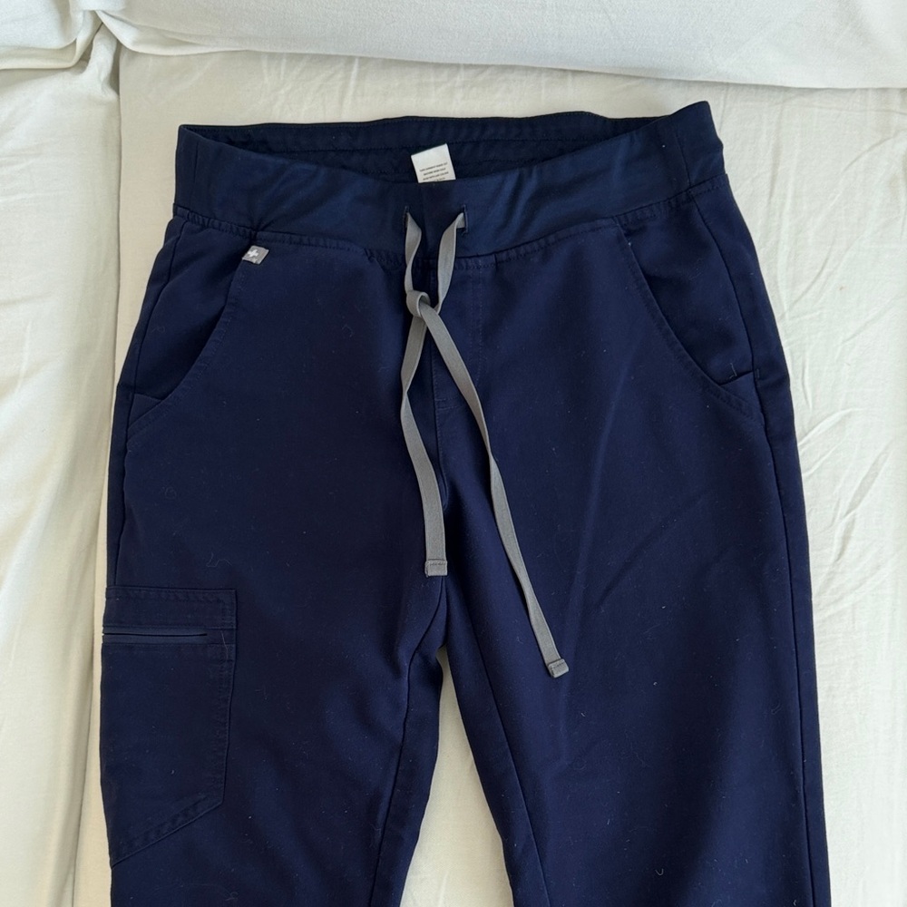 Zamora Navy Blue Jogger Figs Scrubs